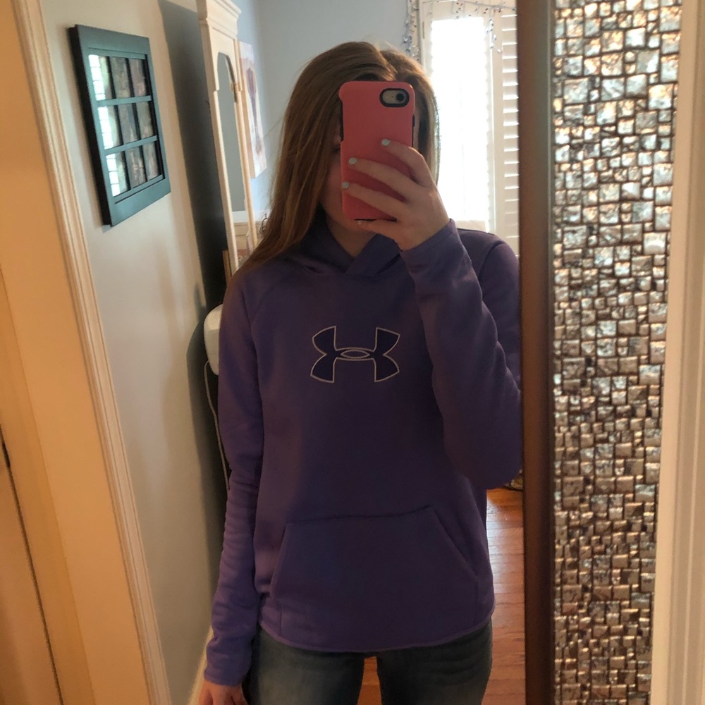 Purple under armour hoodie!